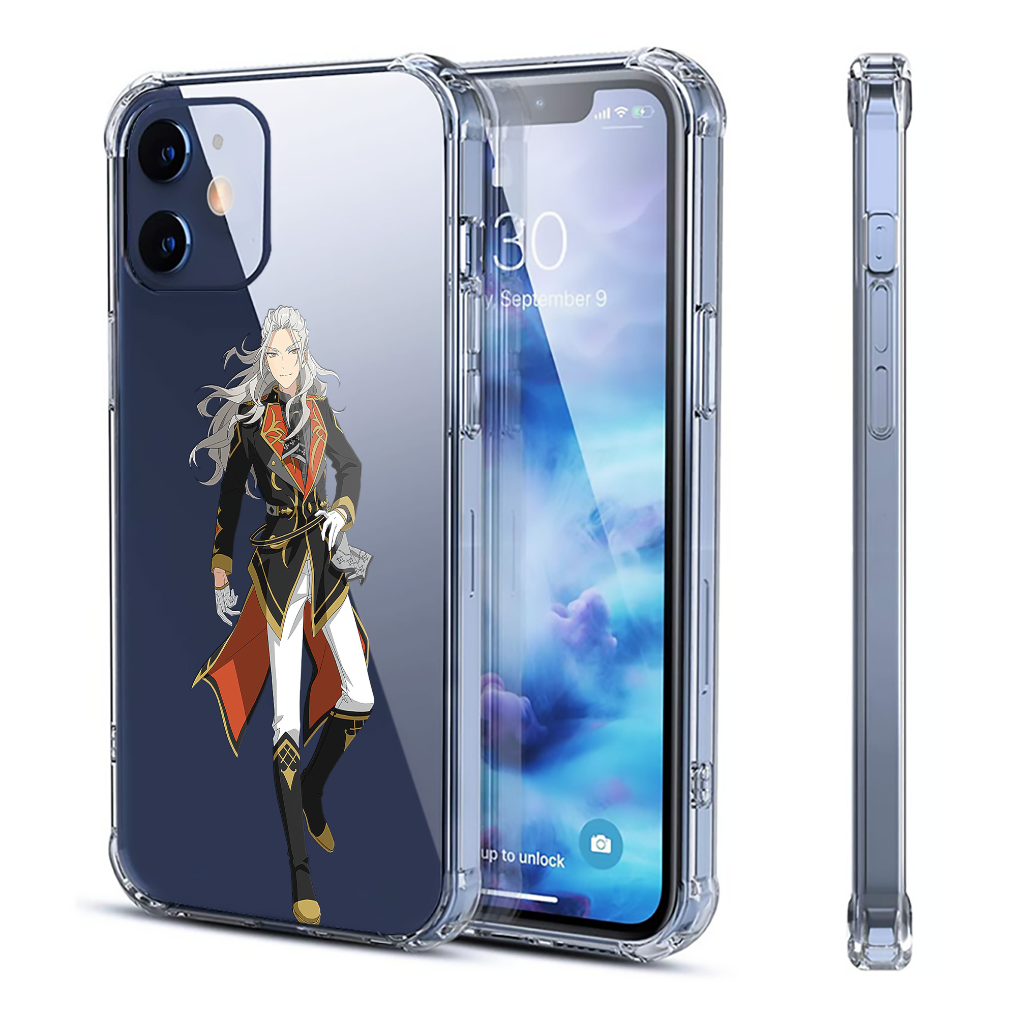 （画像用） あんさんぶるスターズ! Ensemble Stars 【iPhone 12シリーズ対応】透明スマホケース（クリアソフトケース）